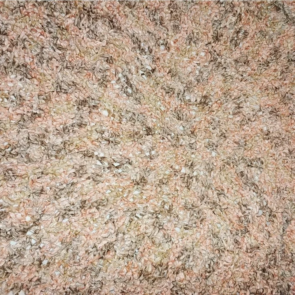 Chenille Handmade Baby Blanket Pink/Brown 30